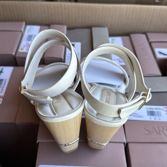 Franco Sarto Stud Ankle Strap Wedge Sandal - Picture 7 of 8